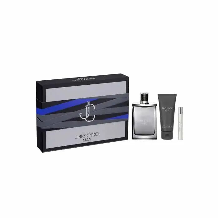 Jimmy Choo Man Eau De Toilette Vaporisateur 100ml Coffret 3 Produits - Afanaya